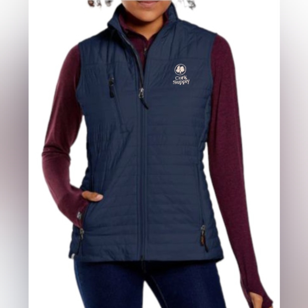 Cork Supply, Storm Creek, Women's Blue Vest , Size M
